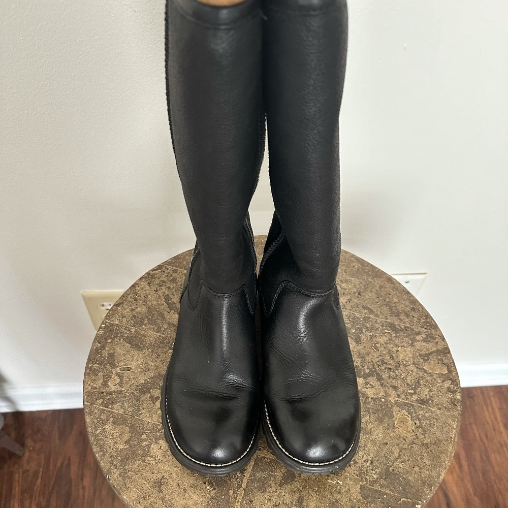 Ugg Brooks Leather Sheepskin Convertible Boots
